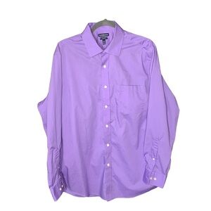 Croft & Barrow Men's Shirt 17 34/35 Purple